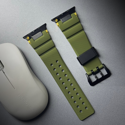 Luxury Veltrix Silicone Straps By iSerieshub Compatible For Apple Watch