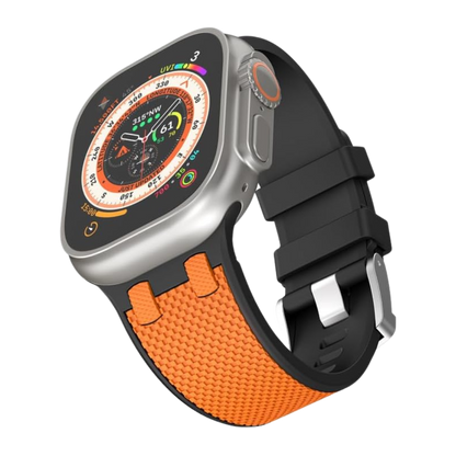 Premium AP Dual Colour Silicone Sports Band By iSerieshub Compatible For iWatch