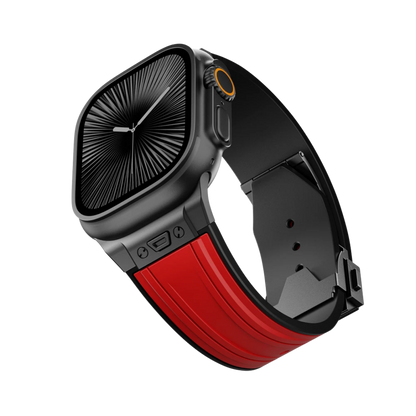 Luxury Mechanical Slicone Sports Band By iSerieshub Compatible For Apple Watch