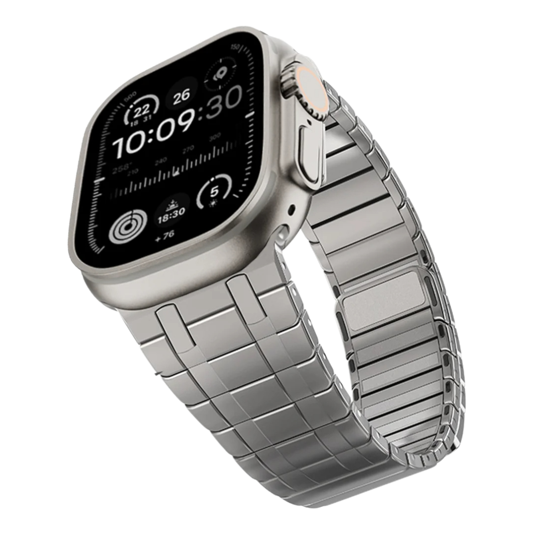 Luxury AP Frosted Metal Magnetic Band By iSerieshub Compatible for Apple Watch