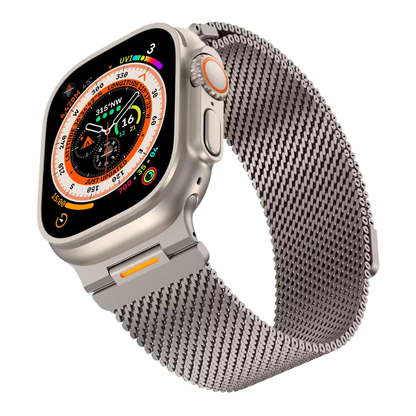 Luxury Strato Milanese Loop By iSerieshub Compatible For Apple Watch