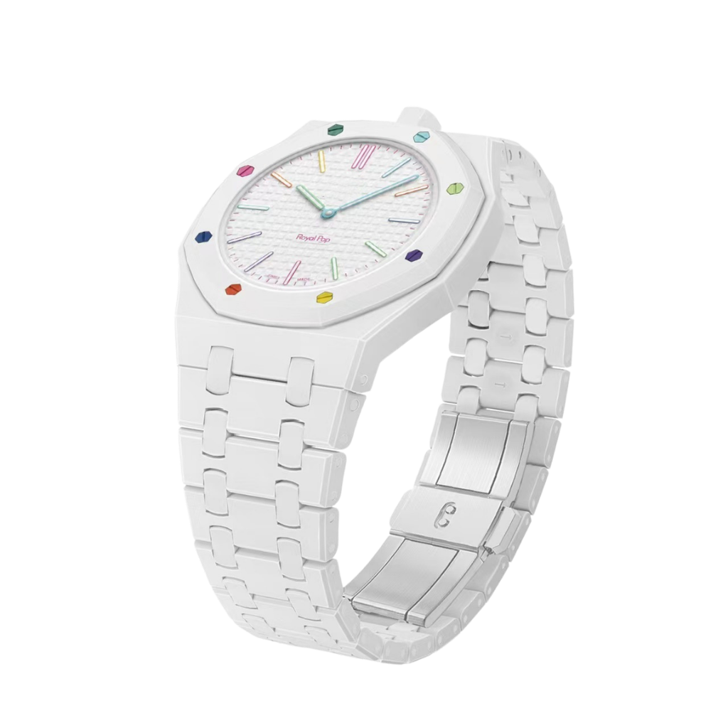 Luxury Royal Pop Ceramic Case With Watch 