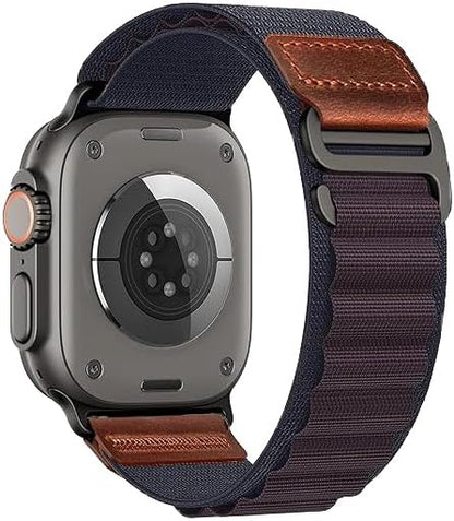 Premium Alpine Leather Loop By iSerieshub Compatible For Apple Watch