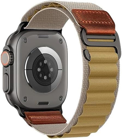 Premium Alpine Leather Loop By iSerieshub Compatible For Apple Watch