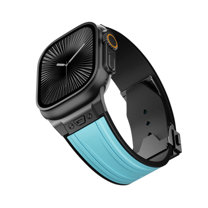 Luxury Mechanical Slicone Sports Band By iSerieshub Compatible For Apple Watch