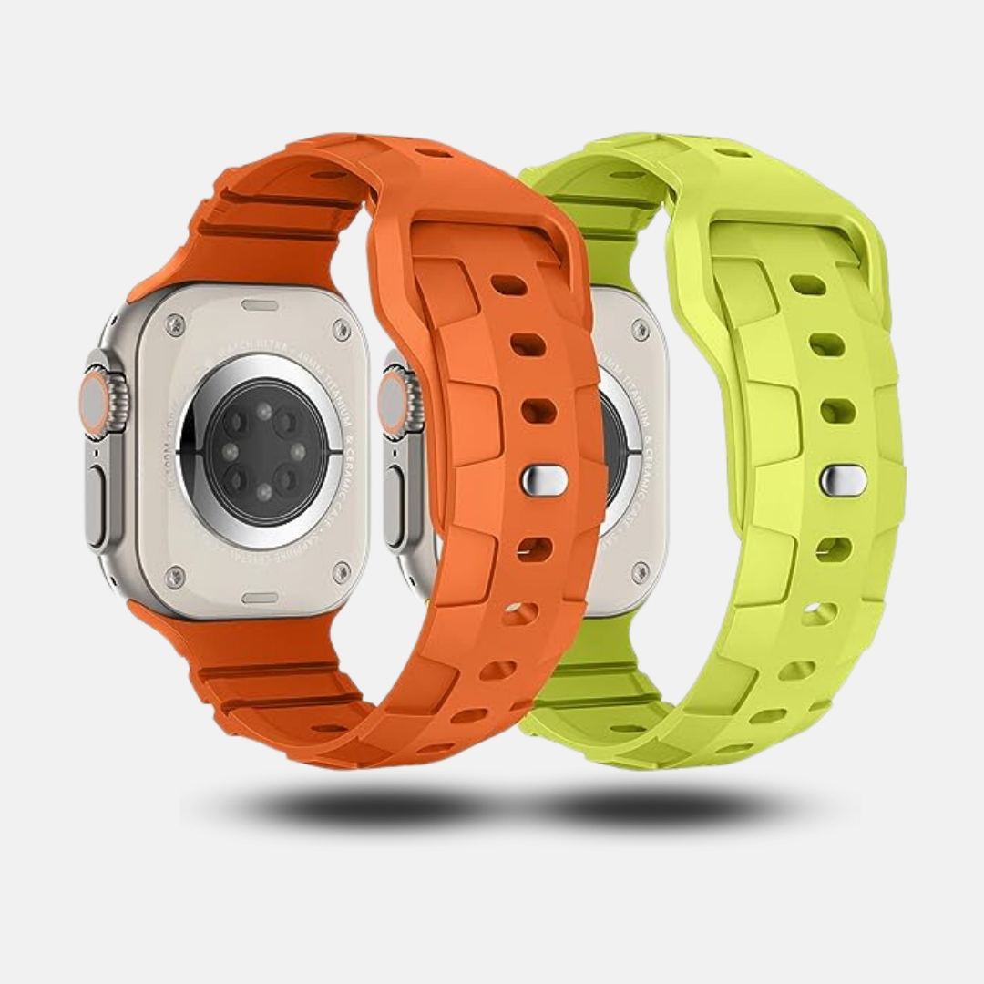Premium Rugged Silicone Sports Bands By iSerieshub Compatible For iWatch