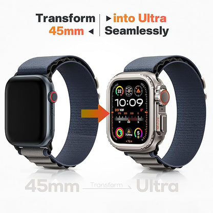 Luxury Change To Ultra Metal Case By iSerieshub Compatible For Apple Watch