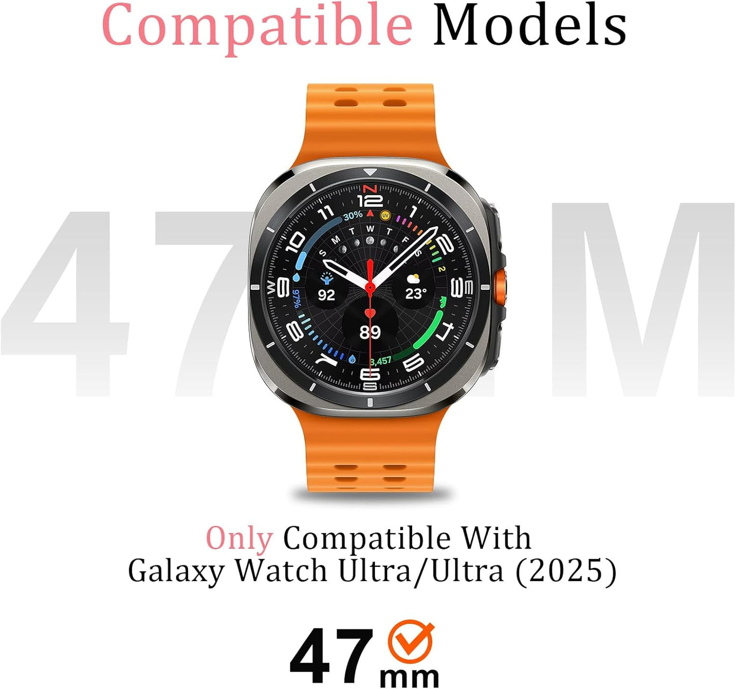 Luxury Aluminum Metal Case for Samsung Galaxy Watch Ultra 47mm & Ultra 2