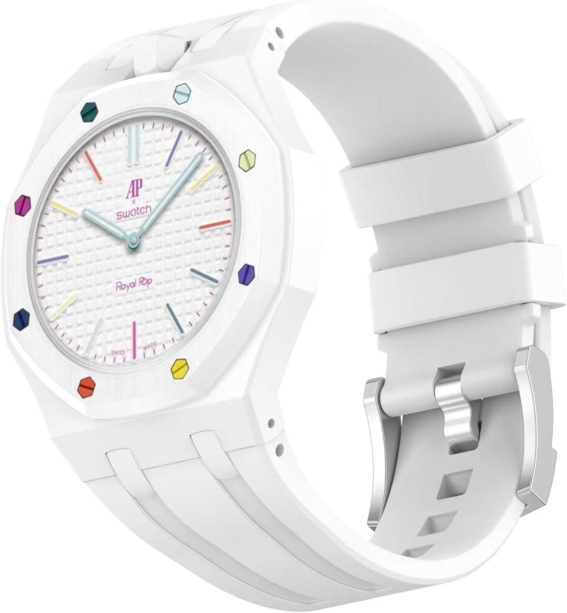 Royal Pop Watch + Protective Case Bundle | Luxury AP Style Watch Set