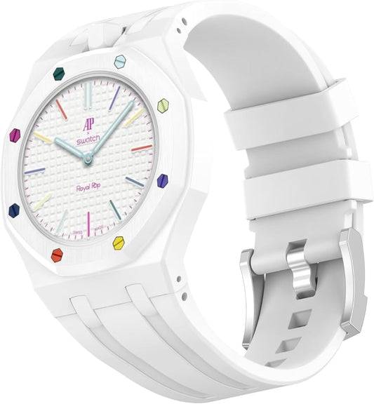 Royal Pop Watch + Protective Case Bundle | Luxury AP Style Watch Set