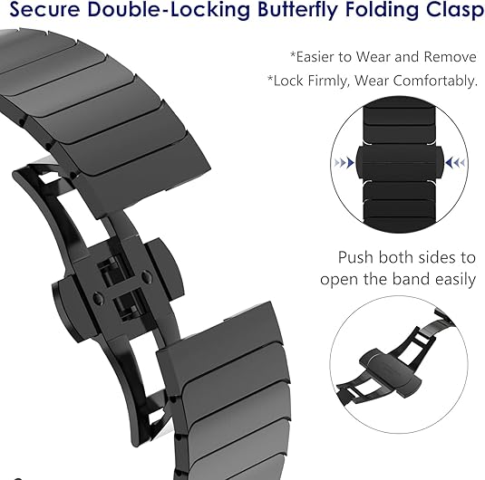 Luxury Ceramic Stainless Steel Band for Samsung Galaxy Watch Ultra 2/Ultra 1 – 47mm