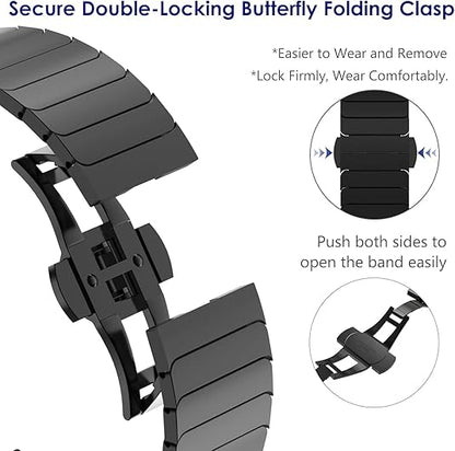 Luxury Ceramic Stainless Steel Band for Samsung Galaxy Watch Ultra 2/Ultra 1 – 47mm