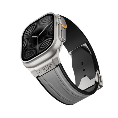Luxury Mechanical Slicone Sports Band By iSerieshub Compatible For Apple Watch
