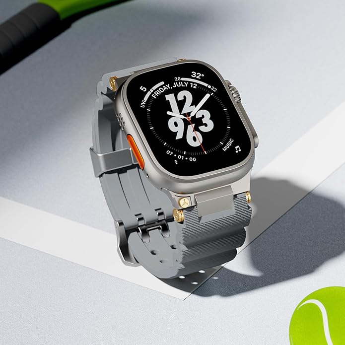 Luxury Veltrix Silicone Straps By iSerieshub Compatible For Apple Watch