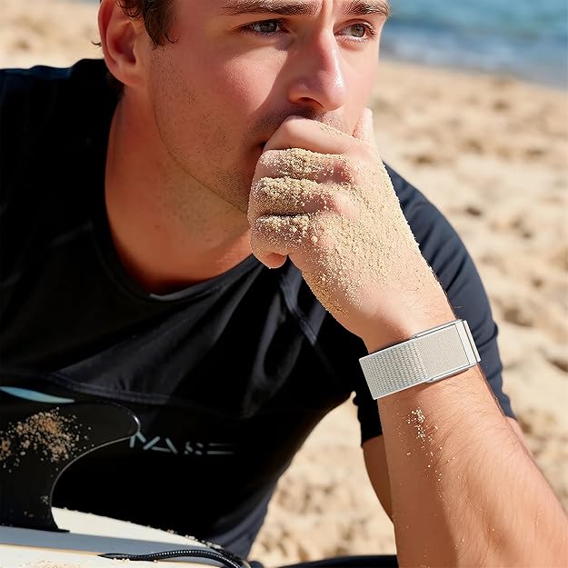 Nylon Loop Sport Band for WHOOP 5.0 One, Peak & Life/MG – Adjustable Waterproof Strap