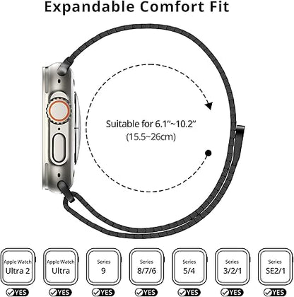 Luxury Magnetic Milanese Loop By iSerieshub Compatible For Apple Watch