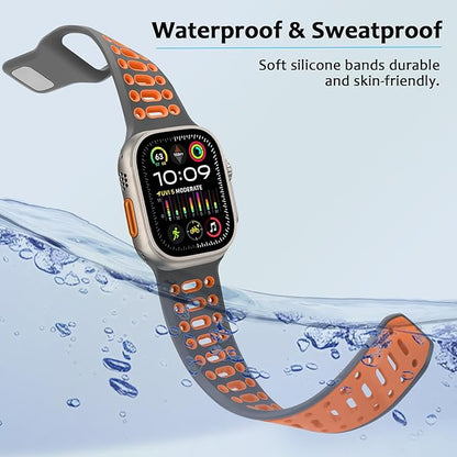 Premium RYB Silicone Sports Bands By iSerieshub Compatible For Apple Watch