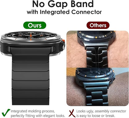 Luxury Ceramic Stainless Steel Band for Samsung Galaxy Watch Ultra 2/Ultra 1 – 47mm