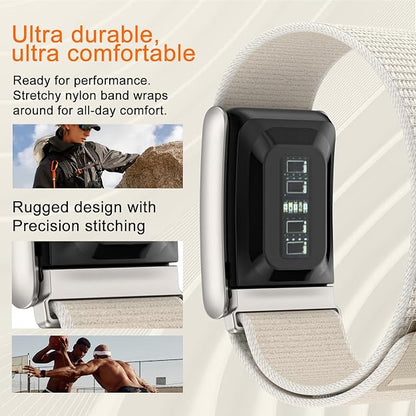 Nylon Loop Sport Band for WHOOP 5.0 One, Peak & Life/MG – Adjustable Waterproof Strap