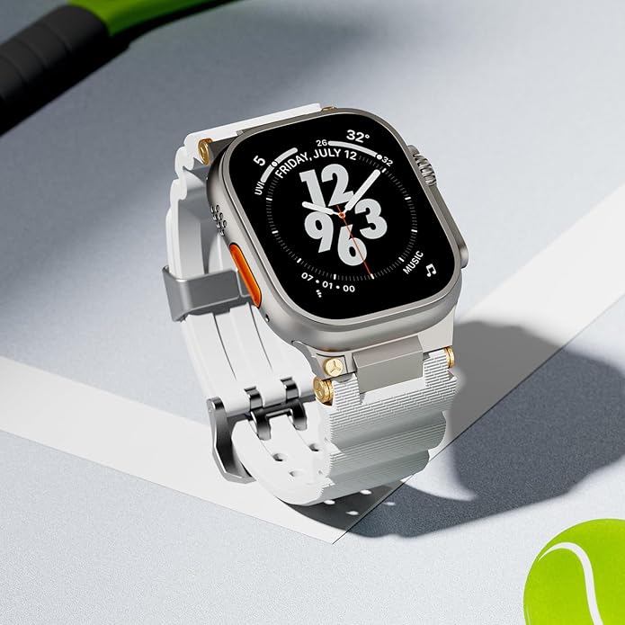 Luxury Veltrix Silicone Straps By iSerieshub Compatible For Apple Watch