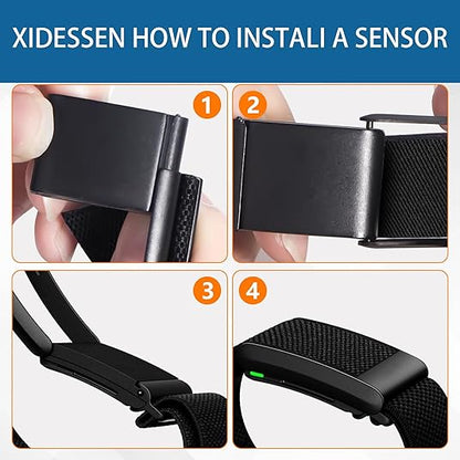 Premium Nylon Velcro Loop Band Compatible with WHOOP 5.0 – Soft, Breathable & Adjustable