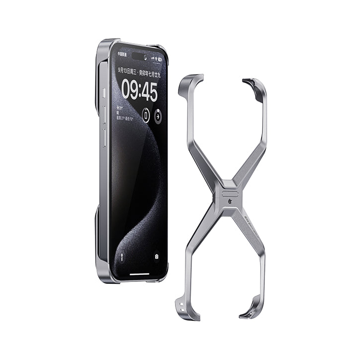 Luxury Armor Style Detachable Titanium Alloy Hollow Case For iPhone