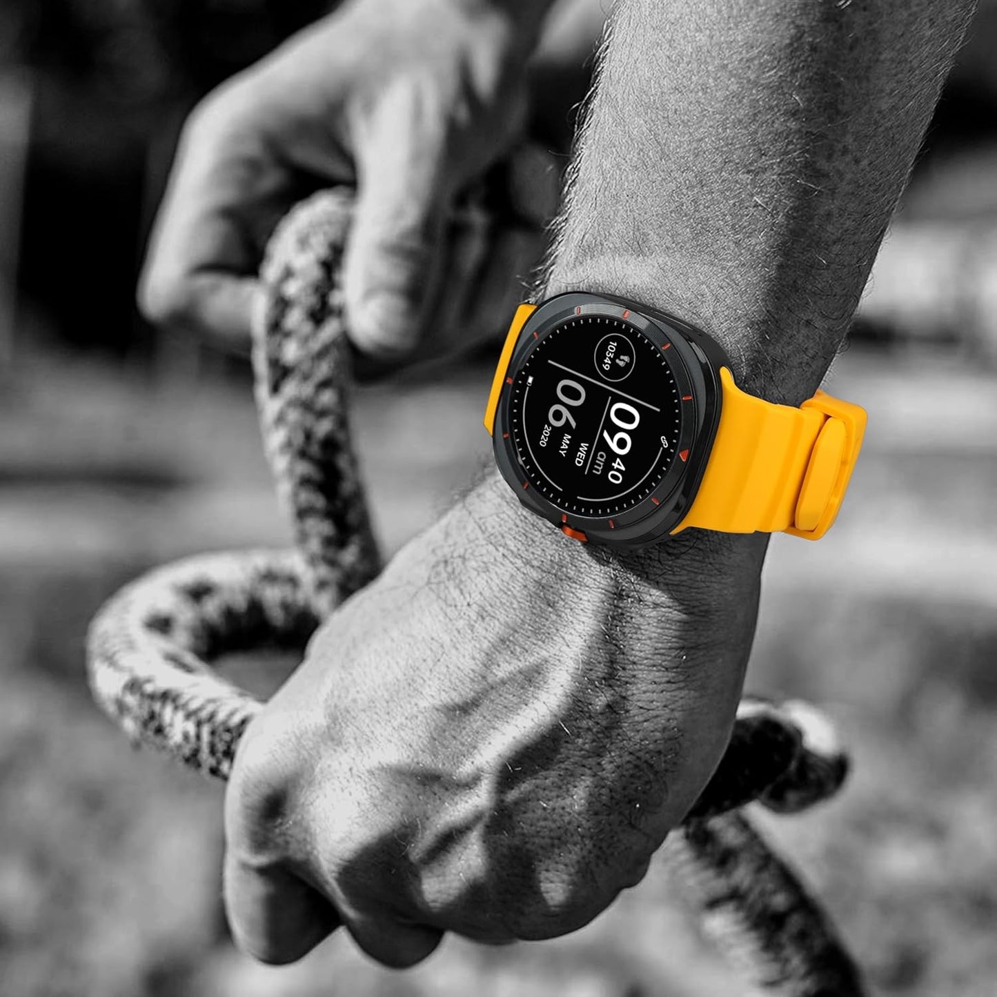 Rocky Point Silicone Sport Band for Samsung Galaxy Watch Ultra 47mm