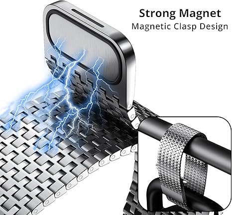 Luxury Magnetic Milanese Loop By iSerieshub Compatible For Apple Watch