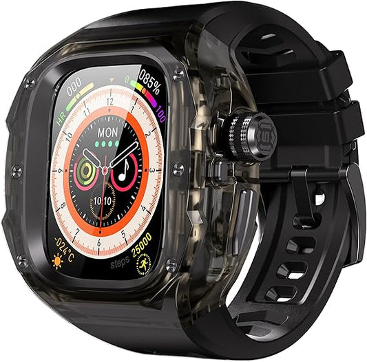 49MM Luxury Transparent Concept Case By Iserieshub Compatible For Apple Watch Ultra