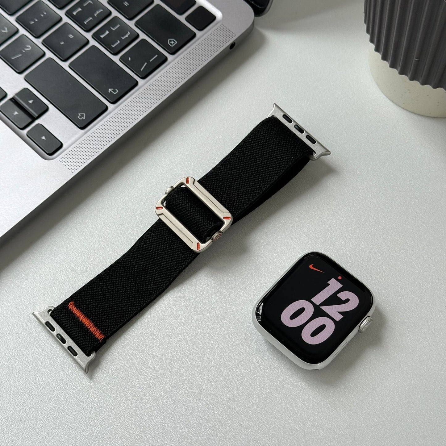 Premium Nylon Strechtable Adjustable Sports Bands By iSerieshub Compatible For Apple Watch