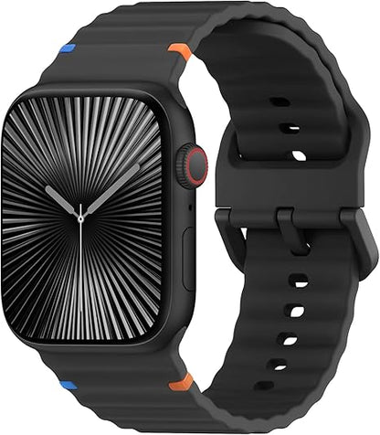 Premium Modello Soft Silicone Strap By iSerieshub Compatible For Apple Watch