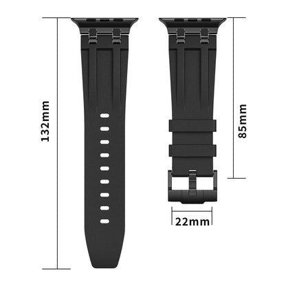 Luxury AP FKM Rubber Woven Bands By iSerieshub Compatible For Apple Watch