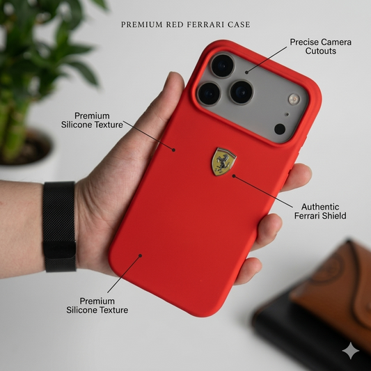 Premium Ferrari Phone Case By iSerieshub Compatible for iPhone