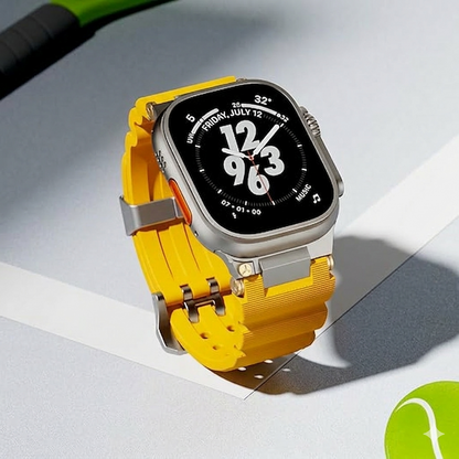 Luxury Veltrix Silicone Straps By iSerieshub Compatible For Apple Watch