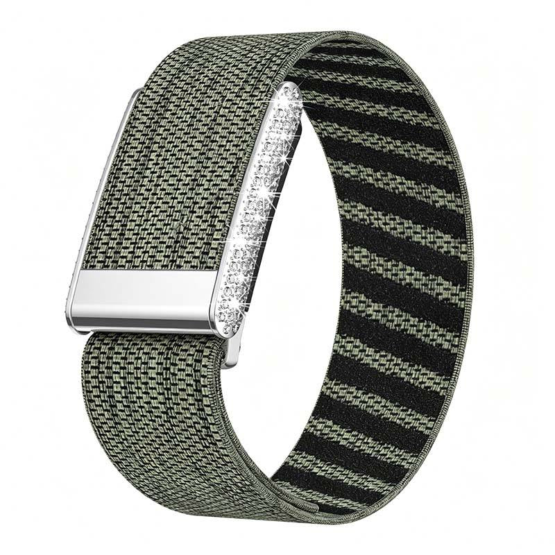 Daimond Premium Nylon Loop Sport Band Compatible with WHOOP 5.0 One, Peak & Life/MG – Breathable Adjustable Replacement Strap
