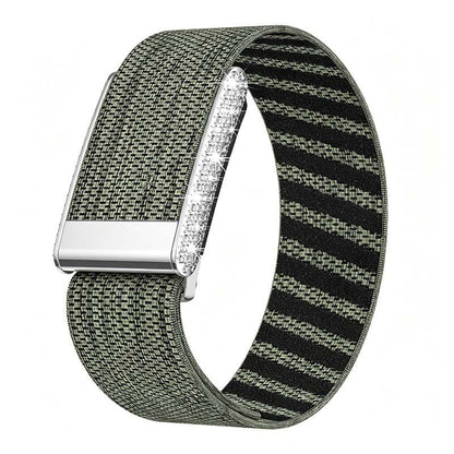 Daimond Premium Nylon Loop Sport Band Compatible with WHOOP 5.0 One, Peak & Life/MG – Breathable Adjustable Replacement Strap