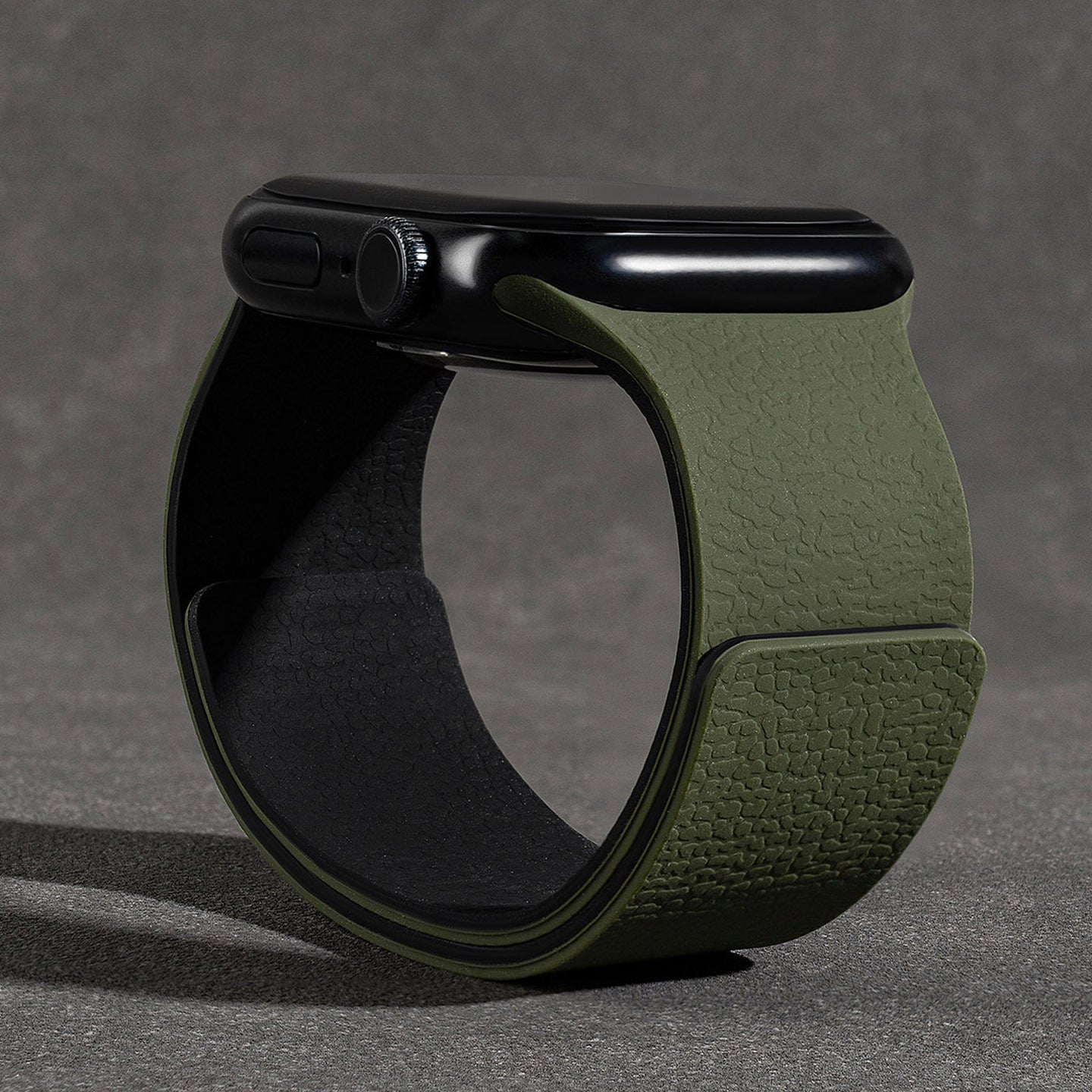 Premium Litchi Silicone Magnetic Loop By iSerieshub Comaptible For Apple Watch
