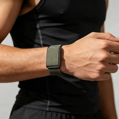 WHOOP 5.0 Nylon Magnetic Clasp Strap – Premium Breathable Adjustable Sports Band