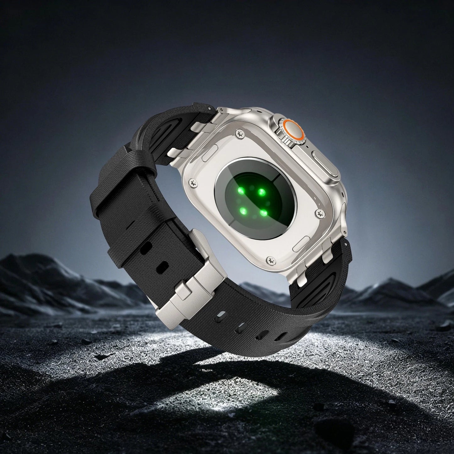Luxury AP FKM Rubber Woven Bands By iSerieshub Compatible For Apple Watch