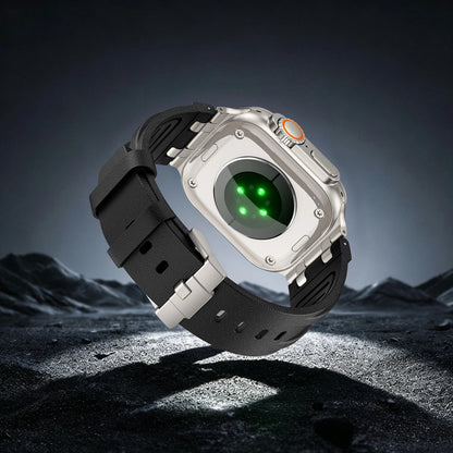 Luxury AP FKM Rubber Woven Bands By iSerieshub Compatible For Apple Watch