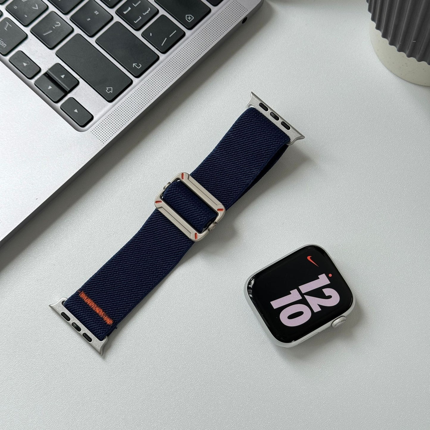 Premium Nylon Strechtable Adjustable Sports Bands By iSerieshub Compatible For Apple Watch