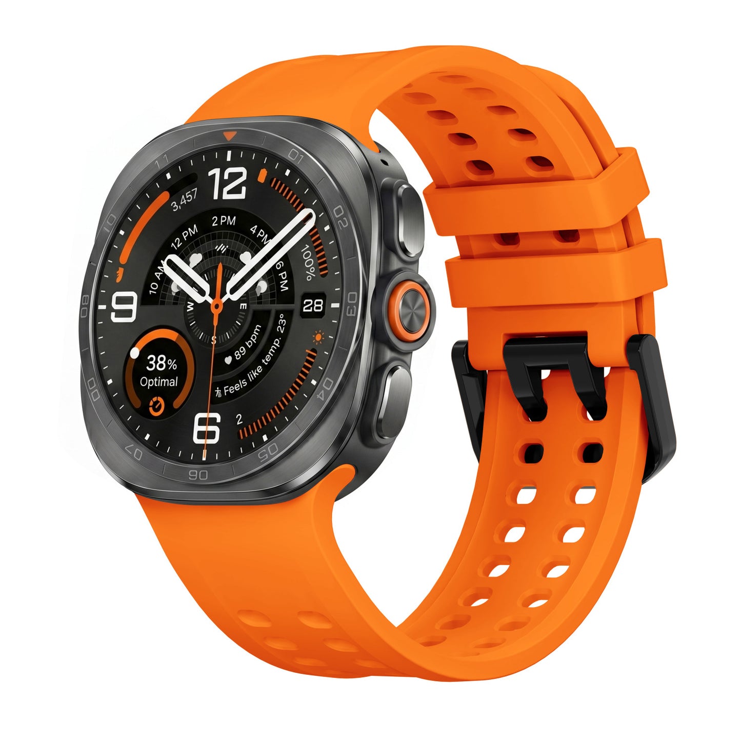 Dual-Row Airflow Silicone Sport Band for Galaxy Watch Ultra