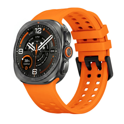 Dual-Row Airflow Silicone Sport Band for Galaxy Watch Ultra