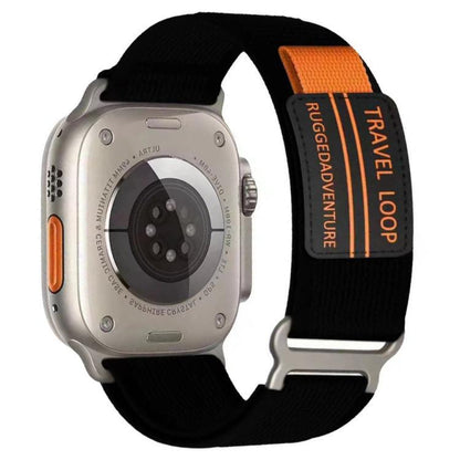 Black Rugged Adventure Travel Loop for Apple Watch Ultra & Series