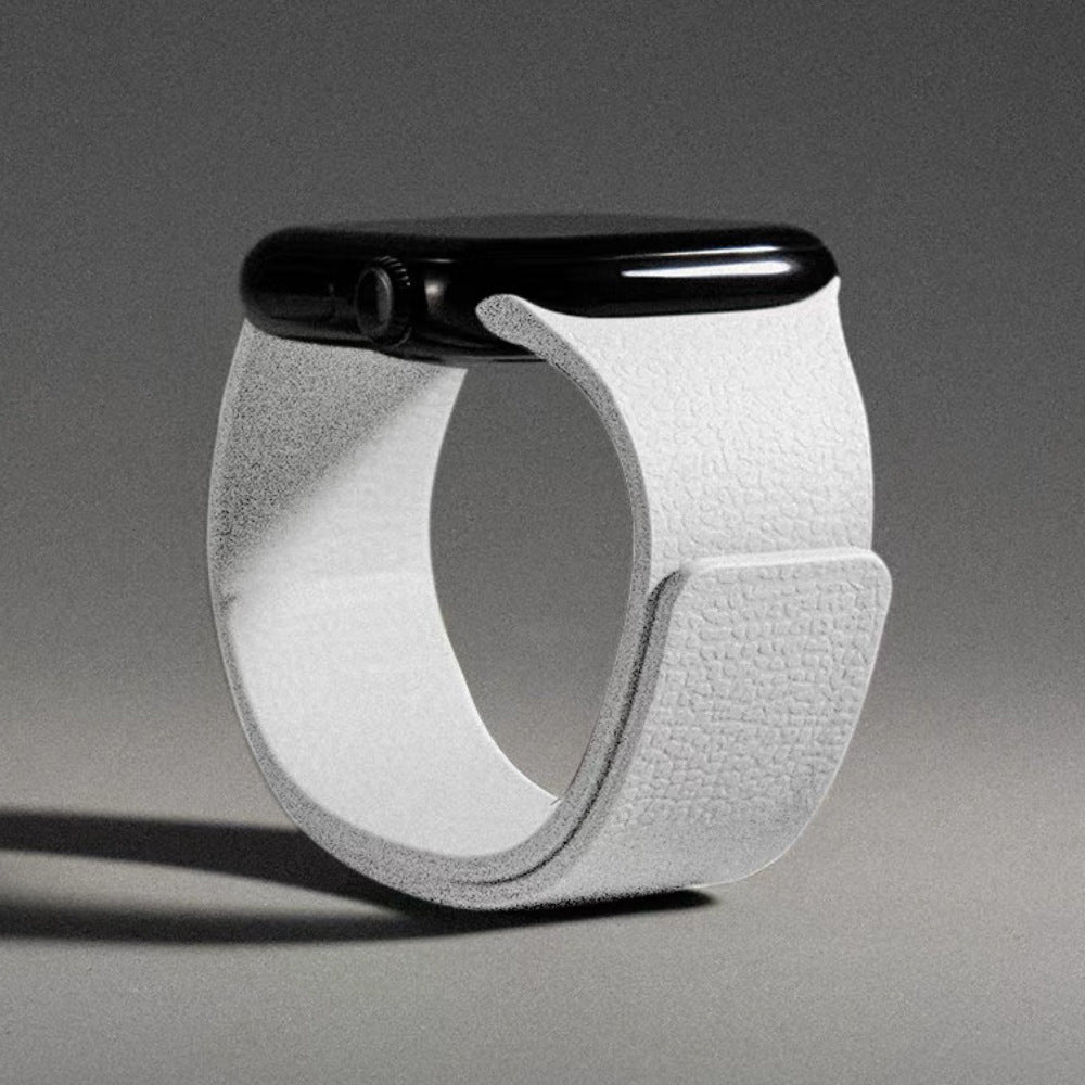 Premium Litchi Silicone Magnetic Loop By iSerieshub Comaptible For Apple Watch