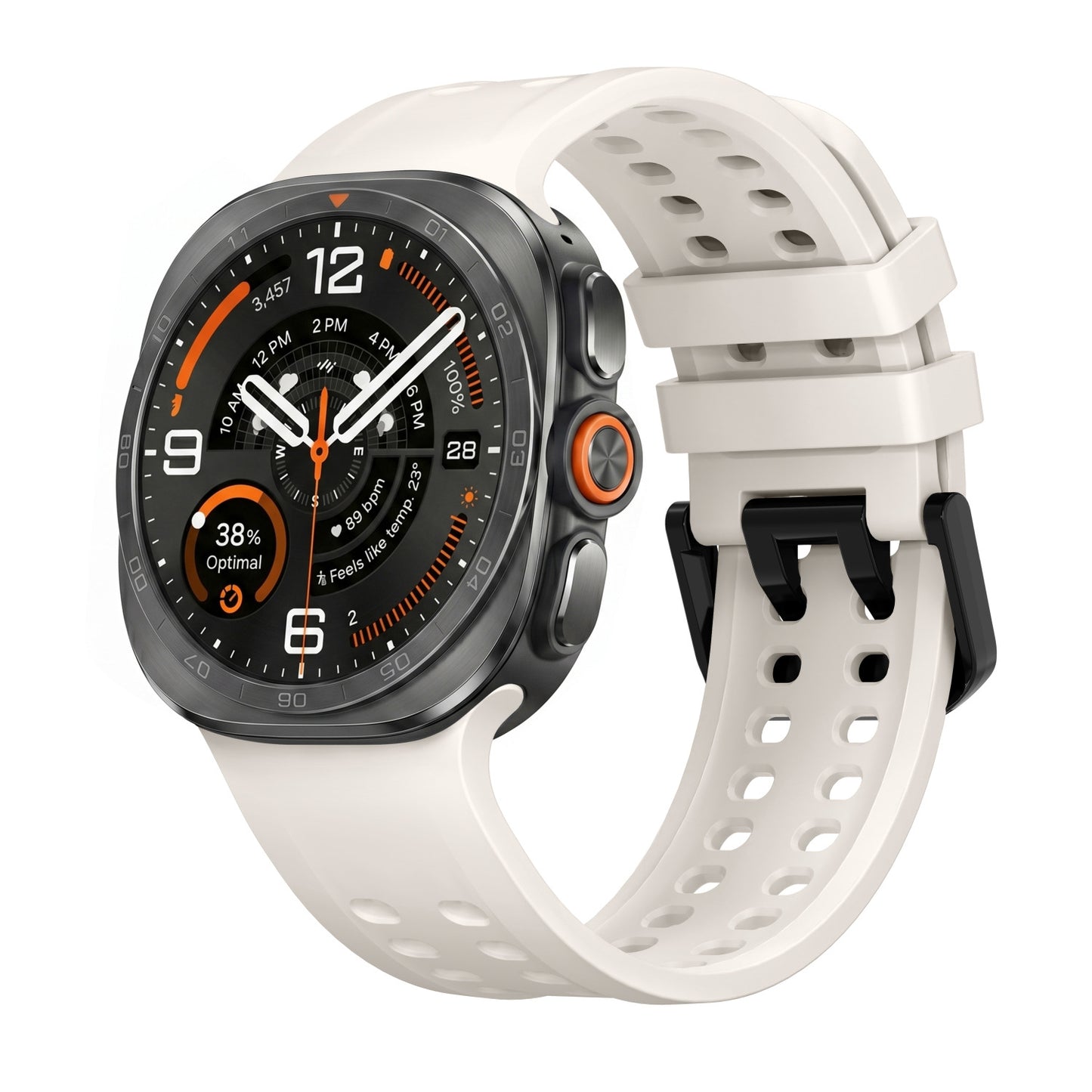 Dual-Row Airflow Silicone Sport Band for Galaxy Watch Ultra