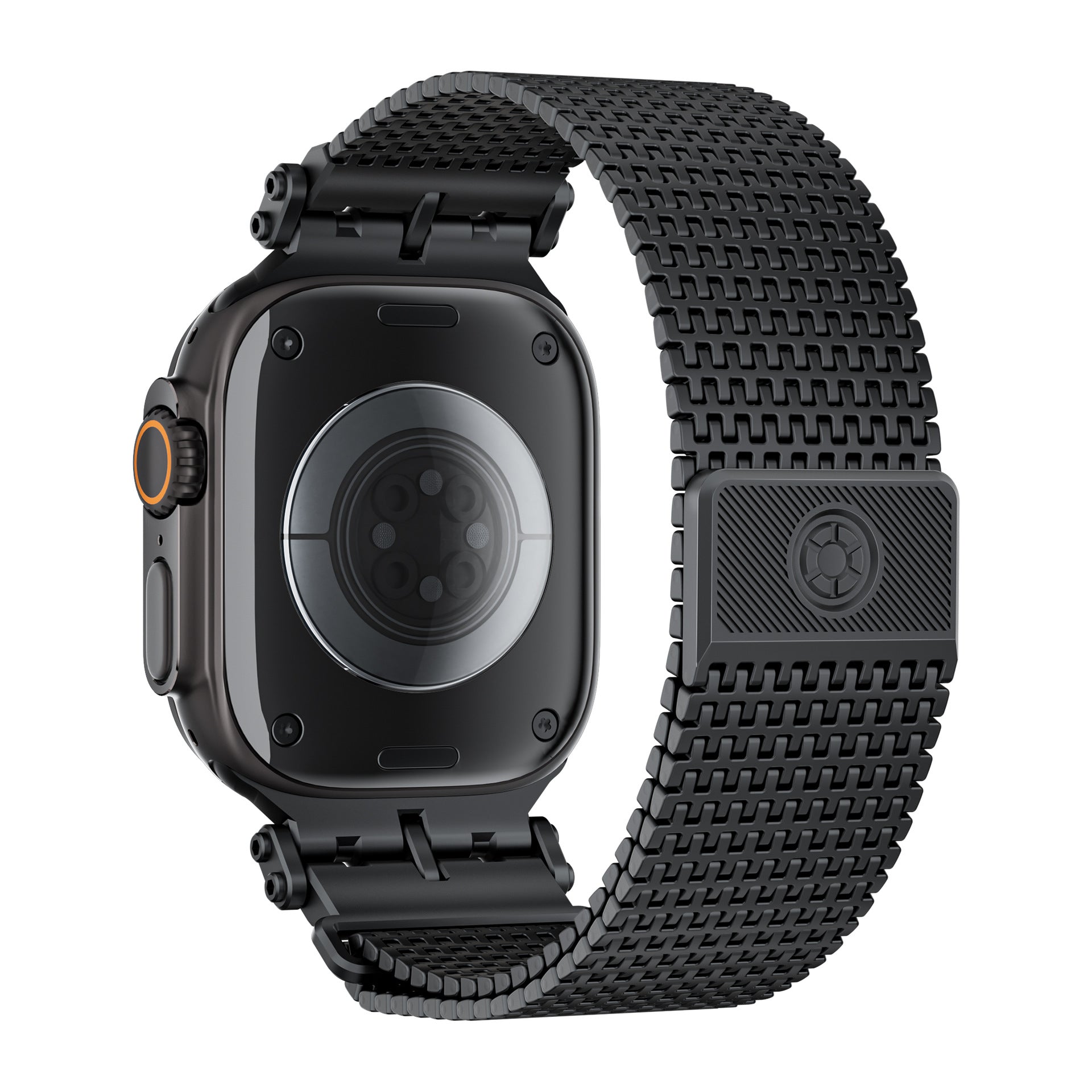 Luxury Titanium Armor Milanese Magnetic Loop By iSerieshub For Apple Watch