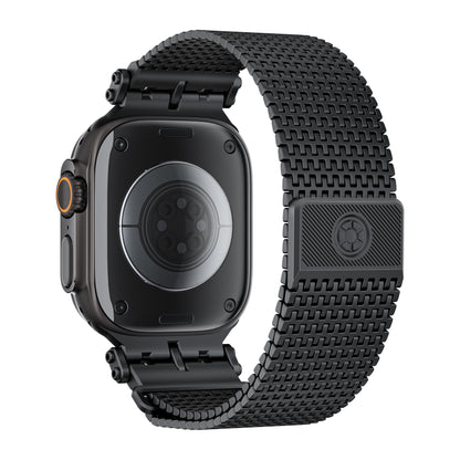 Luxury Titanium Armor Milanese Magnetic Loop By iSerieshub For Apple Watch