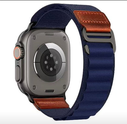 Premium Alpine Leather Loop By iSerieshub Compatible For Apple Watch
