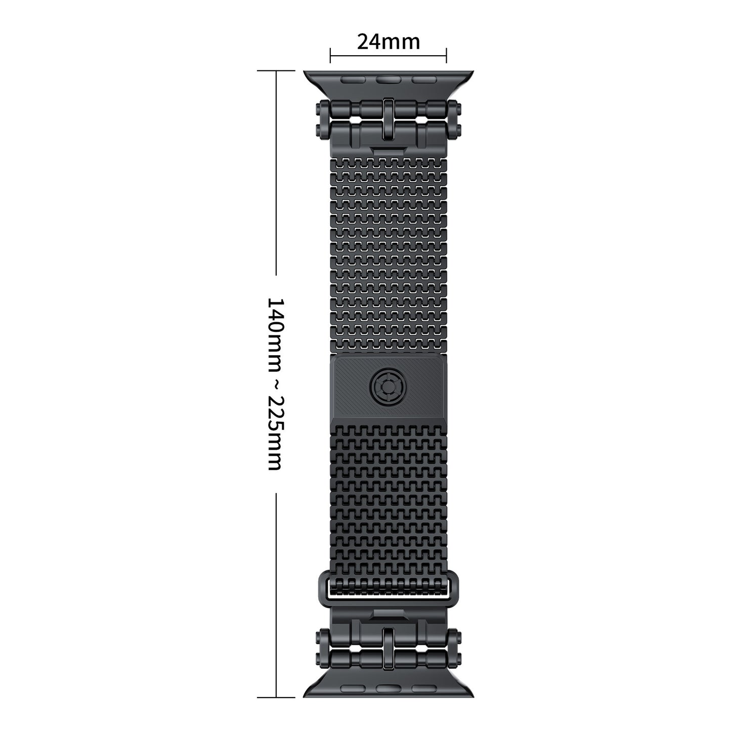 Luxury Titanium Armor Milanese Magnetic Loop By iSerieshub For Apple Watch